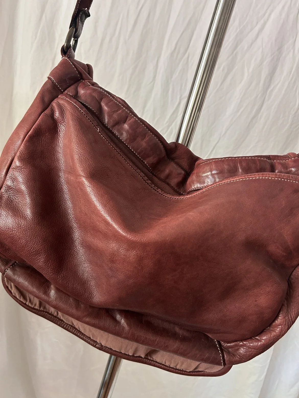 Giorgio Brato ブラウンレザーボストンバッグ GIORGIO BRATO ジョルジオブラット レザー トートバッグ ボストン